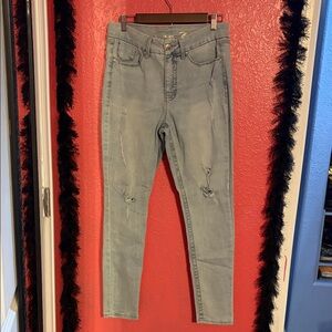 Melissa McCarthy Seven7 Light Blue Skinny Jeans